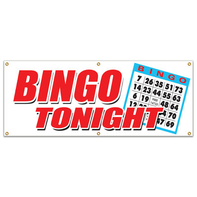 Enseigne de bingo ce soir