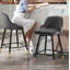 Swivel Velvet Upholstered Counter & Bar Stool With Solid Metal Frame-1921254708-1929667214