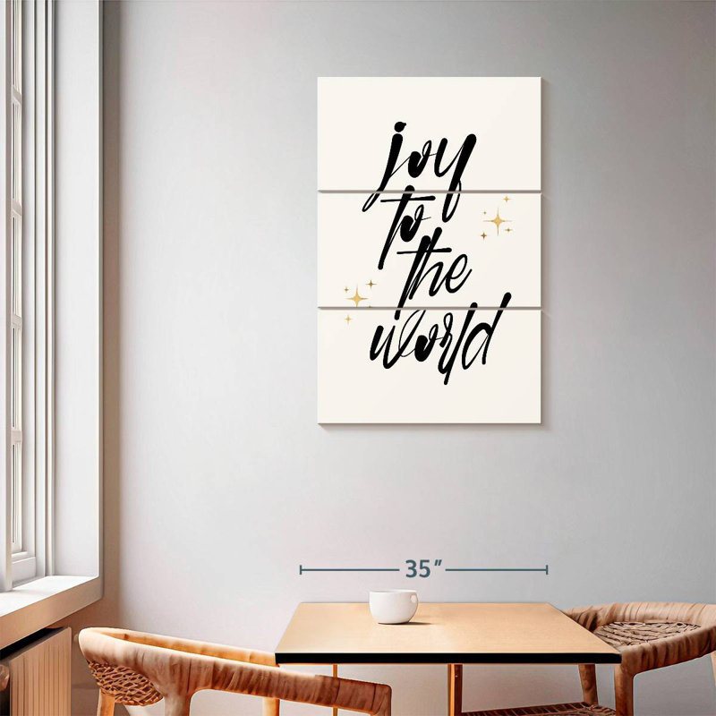 Tergel «Sparkling Joy To The World», H 57 po x l 36 po