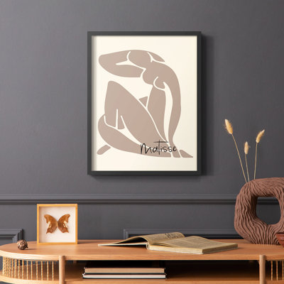 Matisse CECV III, reproduction encadrée - bois massif