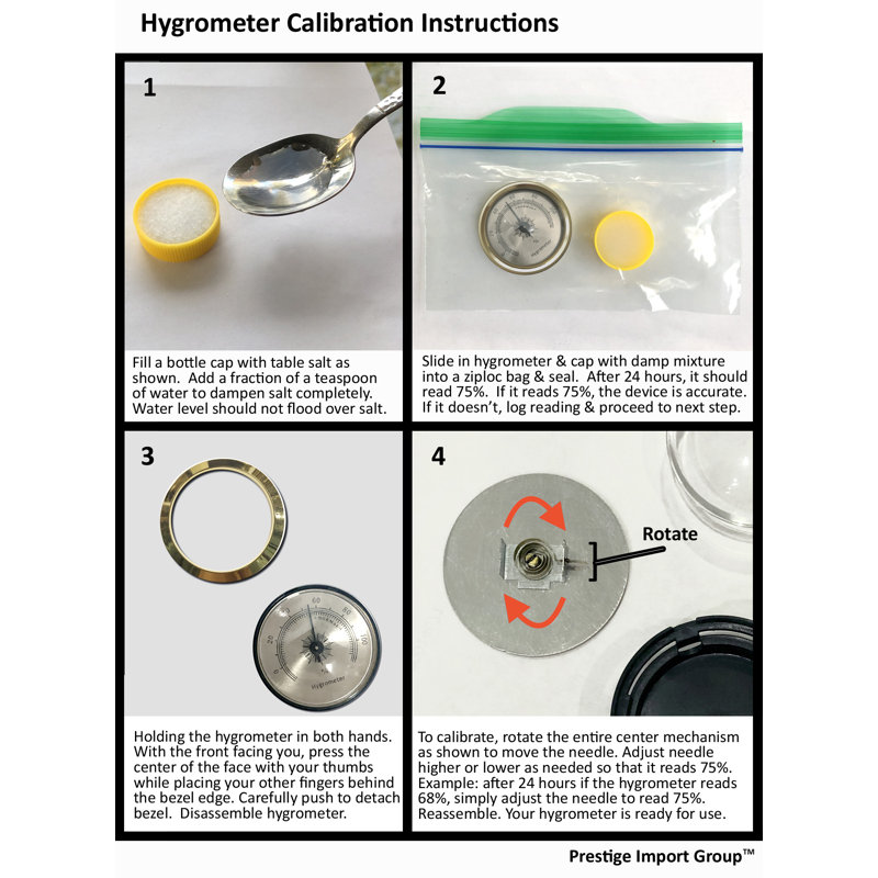 Accessoire de fumoir pour hygromètre analogique Irving