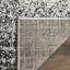 Tapis abstrait argenté / noir Riebe-15994329