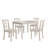 Alexa-Mae 4 - Person Solid Wood Top Four Leg Dining Set-239854615