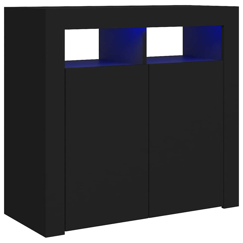 Kelli 80cm Sideboard, Black