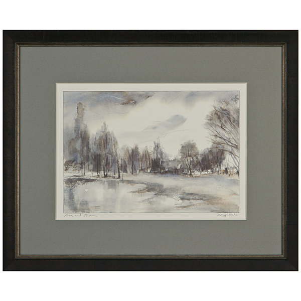 Grove and Stream - peinture encadrée