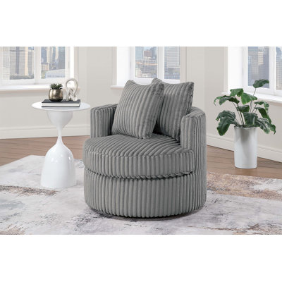 Chaise de salon confortable en velours côtelé moelleux et rembourré moelleux 1pc
