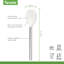 Silicone Mixing Spoon - Light Aqua-314141317