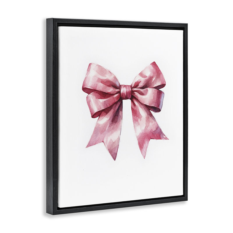 «Full Full Ribbon Floater» par Amanda Greenwood, Cadre flottant noir de jais, H 21 po x l 17 po
