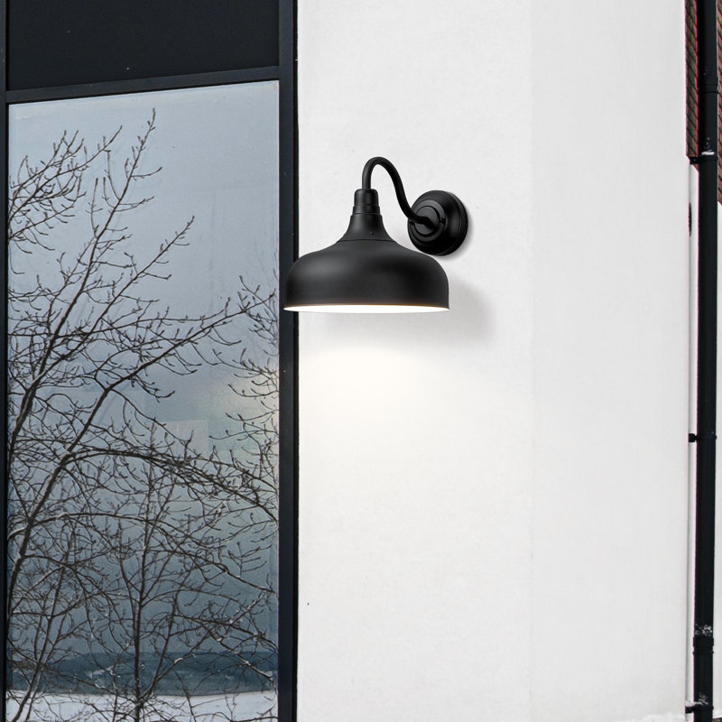 Nox Black 11'' H Integrated LED Outdoor Barn Light