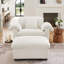 Chaise de salon avec accoudoirs et repose-pieds l 48,4 po-1633944180