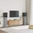 Speaker Stands 2 Pcs 11.8X11.8X31.5" Engineered Wood