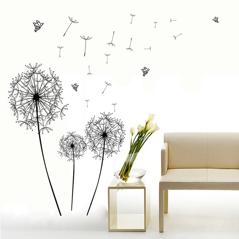 Ebern Designs Plants & Flowers Non-Wall Damaging Wall Decal
