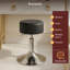 Swivel Upholstered Bar Stool with Steel Frame