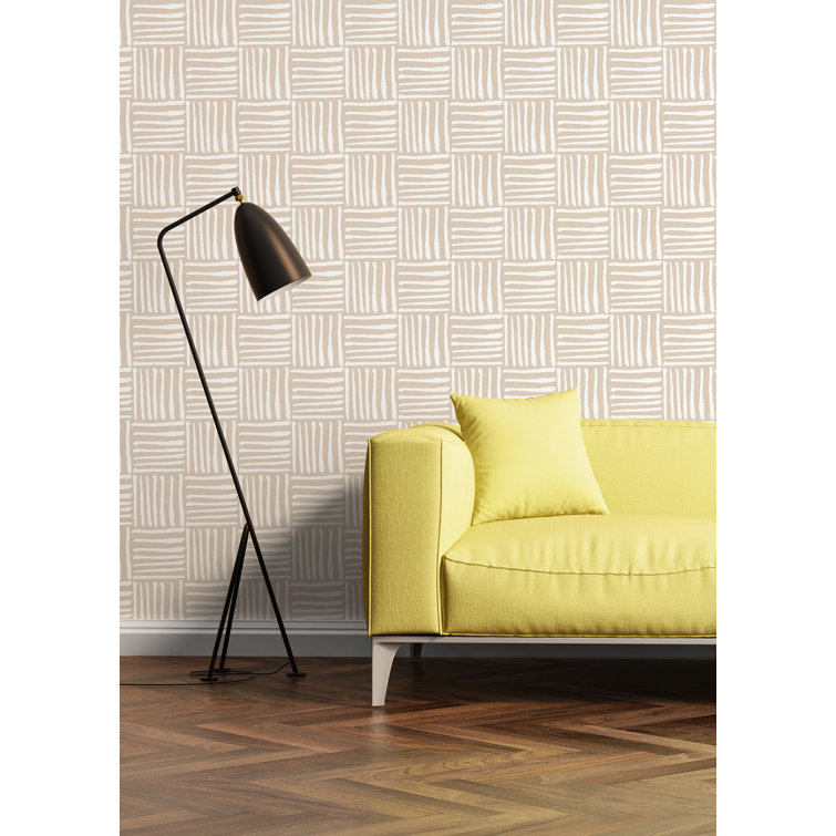 NuWallpaper NU2079 Nomad Damask Peel and Stick Wallpaper, 10.25