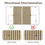 Ensemble de 2 panneaux muraux décoratifs 3D en bois 94,5 "x 12" Peel & Stick (ensemble de 2)-129492297