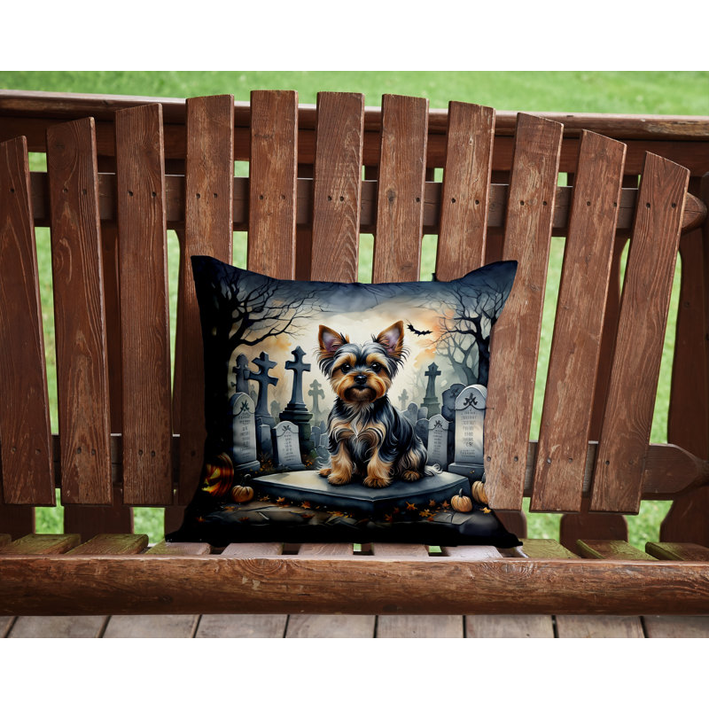  Coussin décoratif intérieur / extérieur en polyester Autre / Sans motif, 14 po x 14 po