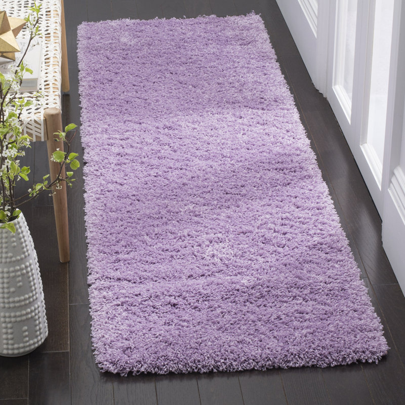 Collin Sgl-Laguna Shag Performance Solid Color Rug, Runner 2'3" x 8'