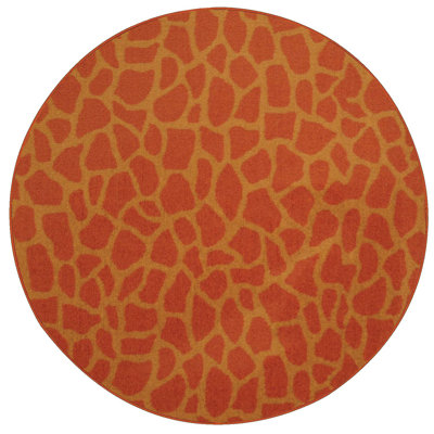 Tapis imprimé animal - Girafe sur échasses