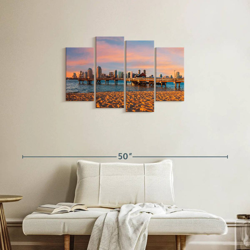 Horizon de la plage Sirci Coronado, H 22 po x l 36 po