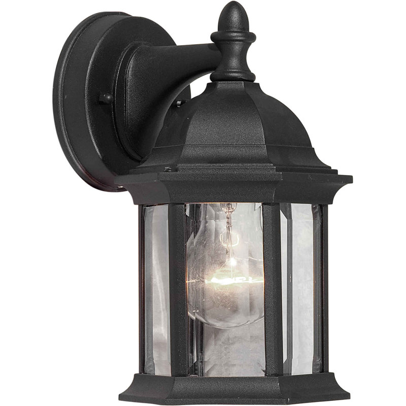 Delphia Aluminium Wall Light, Black