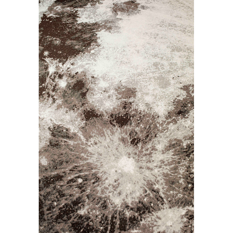 Abstract Area Rug, Round 9'2"