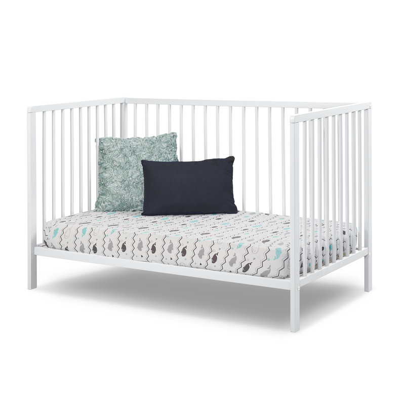 Lit de bébé convertible 3-en-1 Sorelle Furniture, Blanc