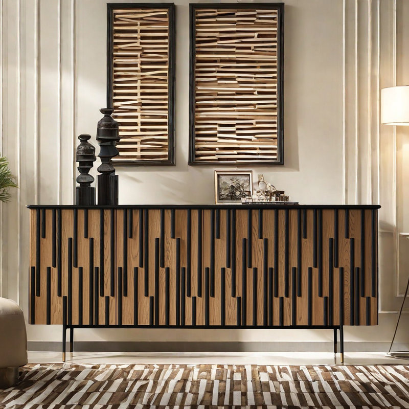Modern Minimalist Light Luxury Sideboard Cabinet