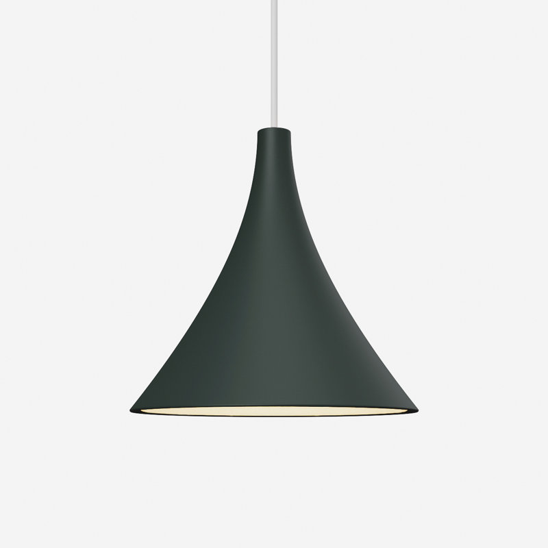 Gota Pendant Light, White, 20" H x 9.84" W x 9.84" D, Sunrise