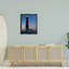 «Blue Moonlit Lighthouse Coast Floater», art mural par Rick Berk-1338837611-1338837605