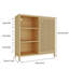 Armoire de rangement autoportante pour salle de bain