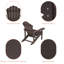 Chaise Adirondack en plastique Inniss-2040271724