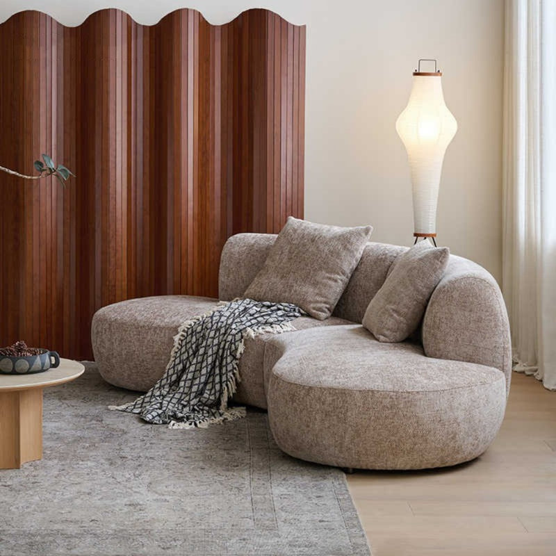 Creative Minimalist Casual Sofa, 28.74" H x 110.24" W x 53.15" D, 4