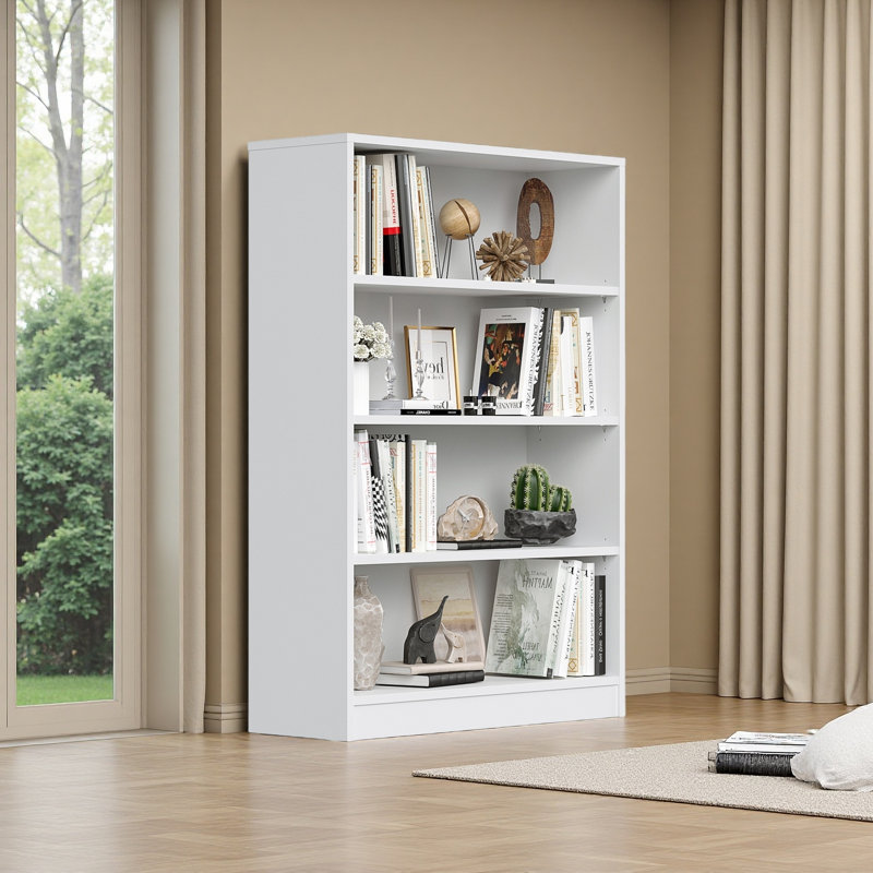 Bibliothèque autoportante à 4 tablettes Boockase, White
