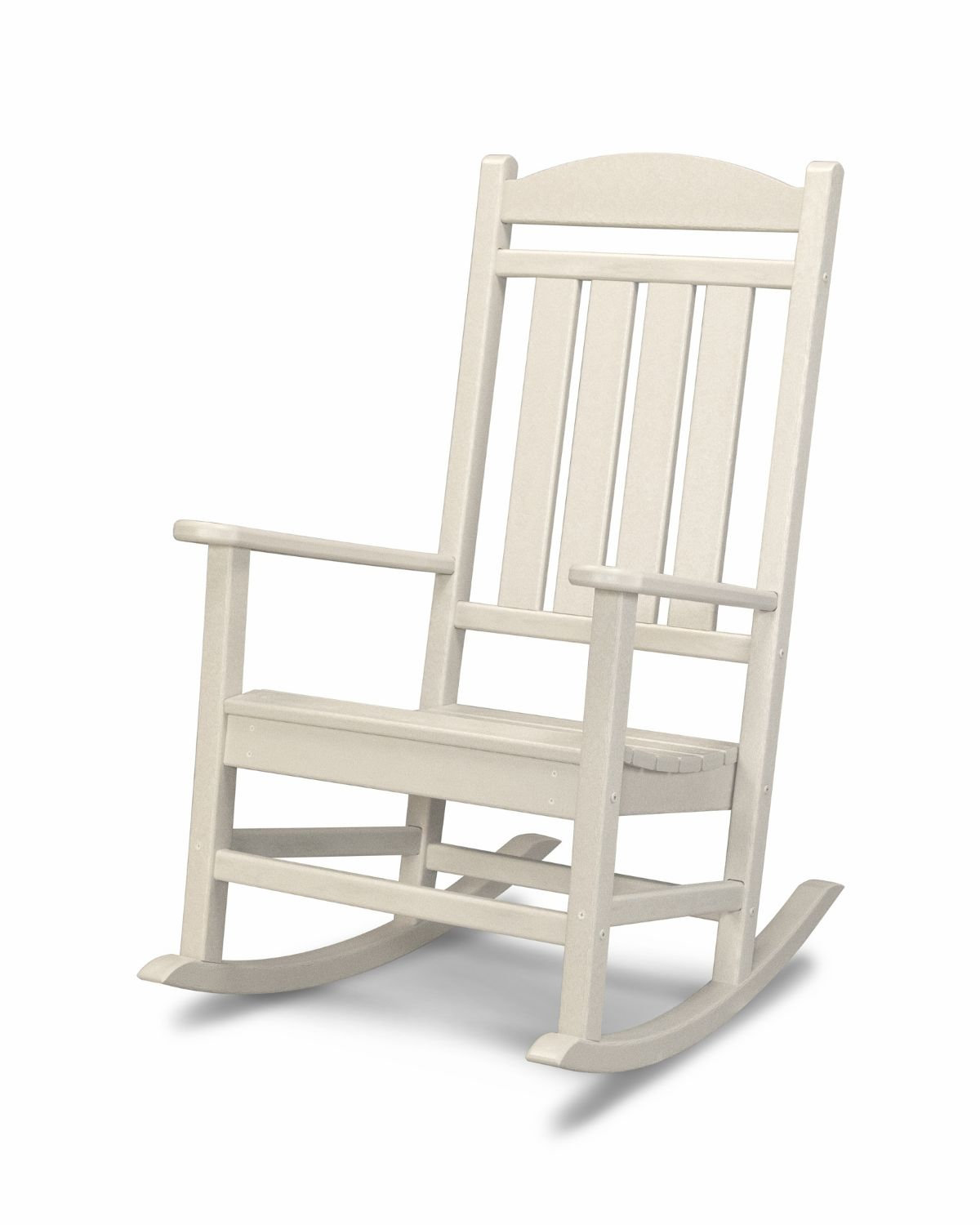POLYWOOD® Rocker Patio Rocking Chair, Sand