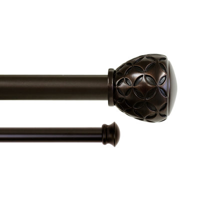 Anglia Adjustable Steel Double Curtain Rod