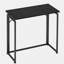 Bureau pliable de 31,5 po de large Techni Mobile pour petits espaces, aucun assemblage requis, noir-777515423