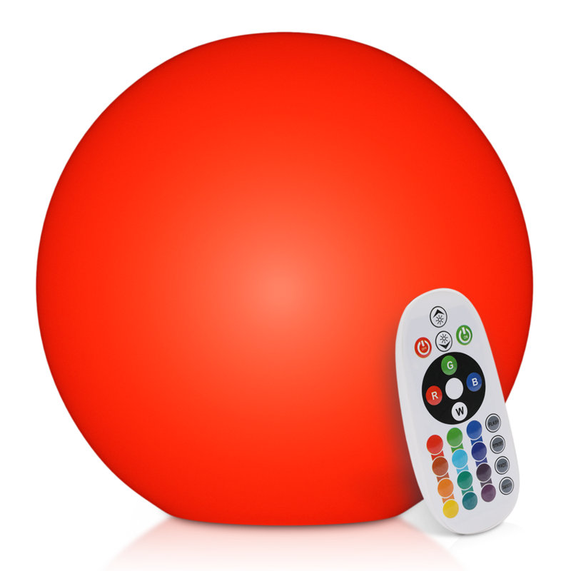 16-Inch Multicolor LED Sphere Mood Light with Remote