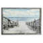 «The Beachside Fence Path», reproduction sur toile-963047710