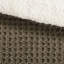 Édredon en tricot gaufré double / grand - Chenille 100% rembourré confort moderne