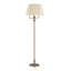 Lampe sur pied 60 "à quatre lumières de forme traditionnelle avec abat-jour carré beige-710237008