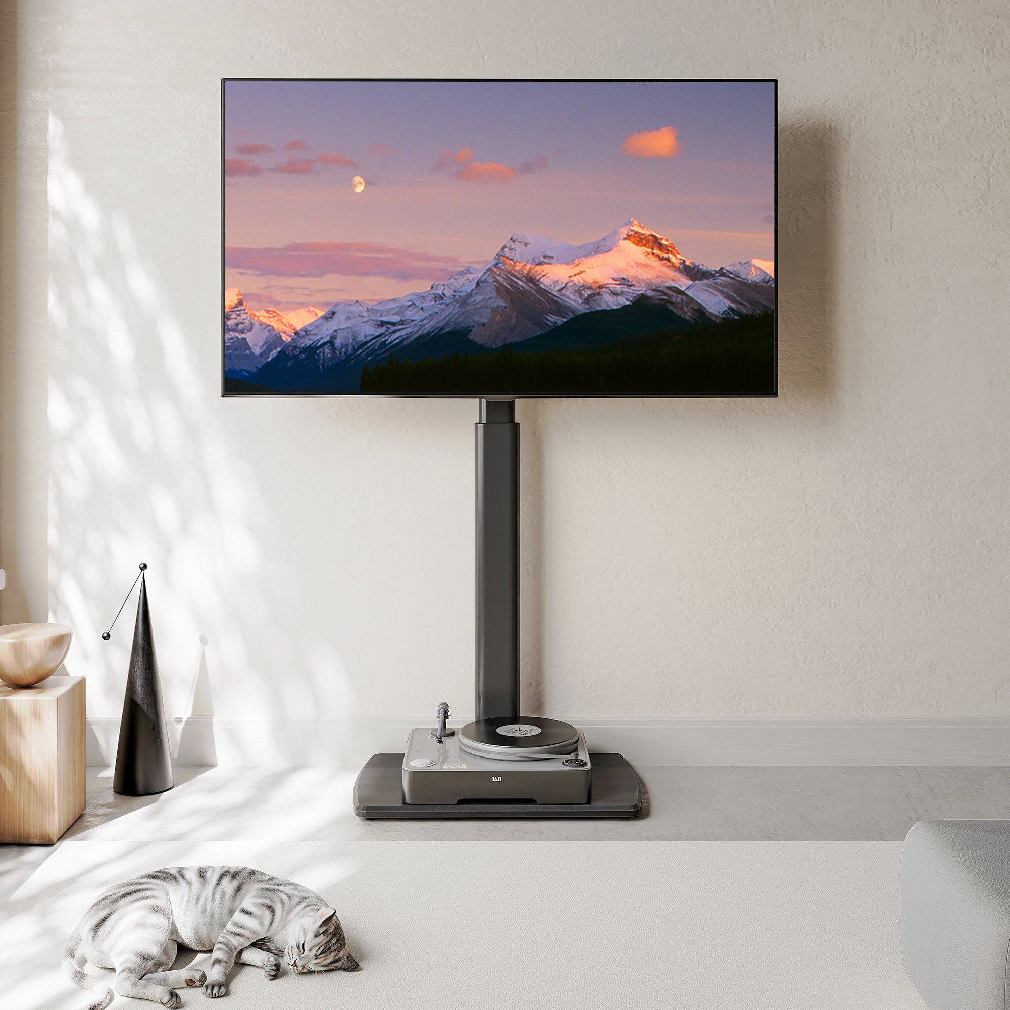 Tv Stand Tv Floor Stand Rfiver Floor With Mount For Most 32-70