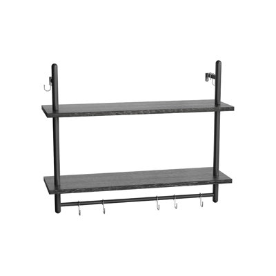 80cm W Metal Wall Mounted Shelving Unit