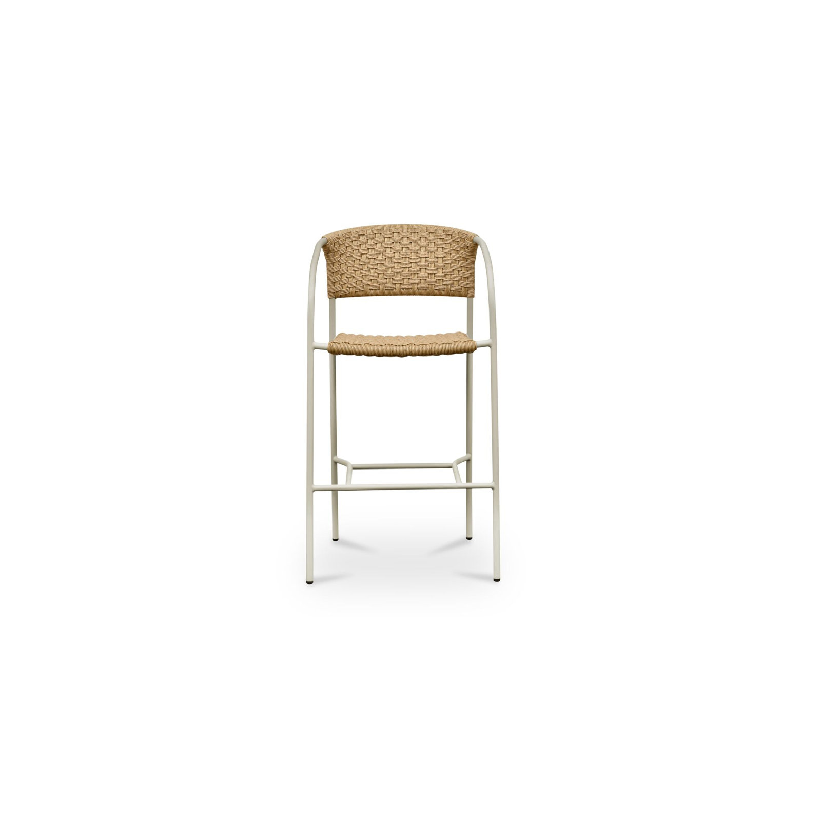 Reller Patio Bar Stool, Tan, Beige, 30"