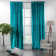 Rideau simple extra long et extra large en velours brillant de luxe