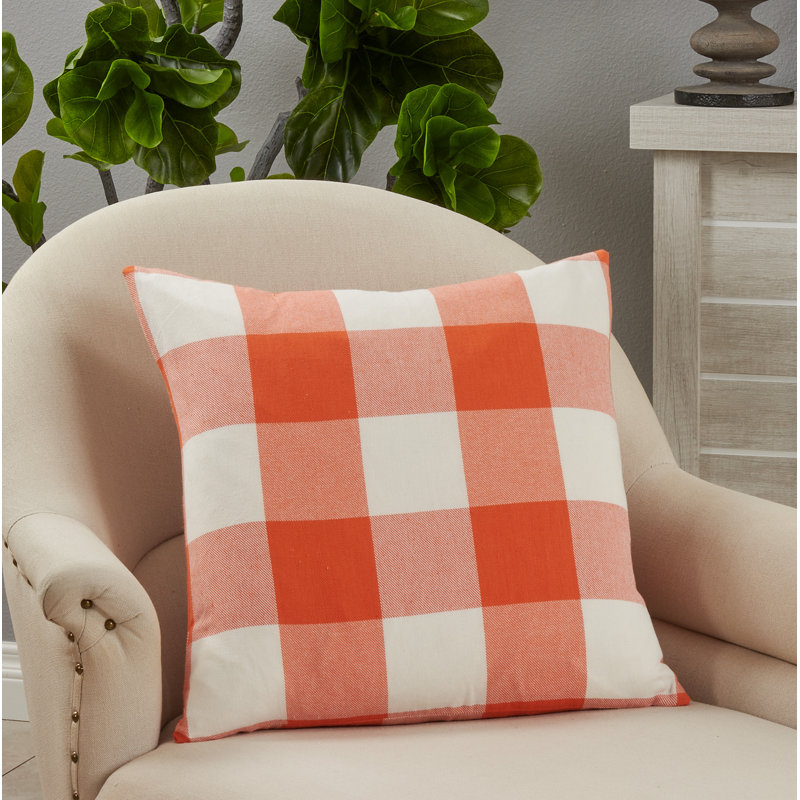 Housse de coussin en coton Birmingham, Noir, noir, noir, noir, Poly, 20 po x 20 po