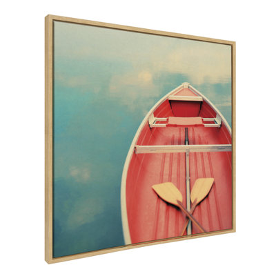 «Floating on a Cloud» par Alicia Bock, reproduction d'art sur toile encadrée