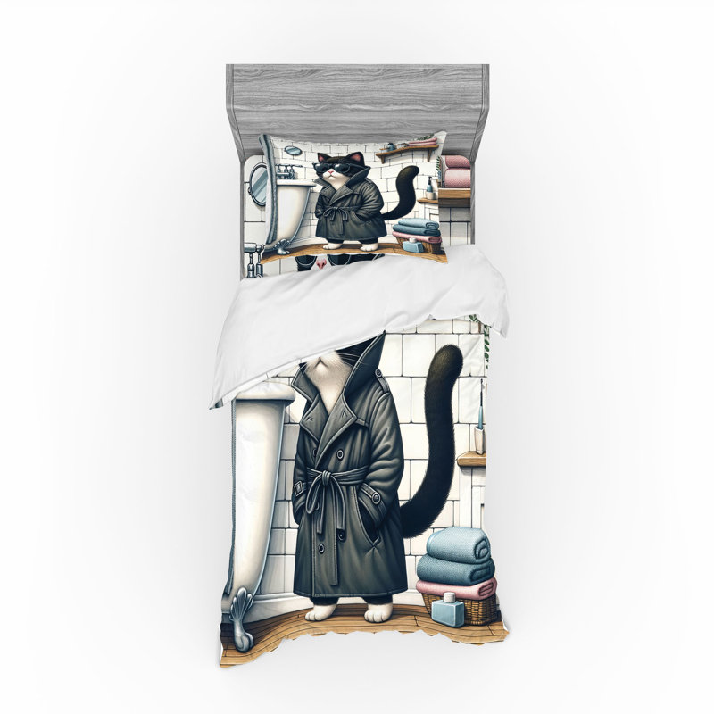Polyester Not Solid Color Duvet Cover, Twin Duvet Cover + 2 Additional Pieces