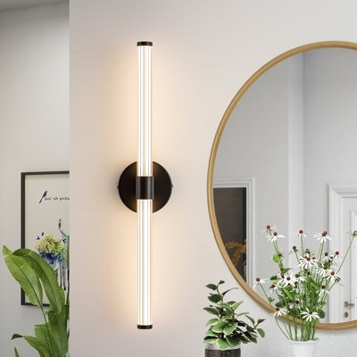Buchan 1-Light LED Vanity Light Bathroom Light Strip Mirror Headlights Dresser Light Bar