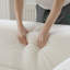 Causeuse-coussin modulaire en velours blanc-1295199747-1295199805