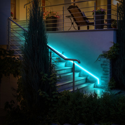 33ft Multicolor/Multi-White Indoor/Outdoor LED Light Strip, Waterproof